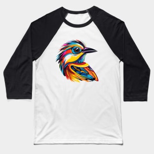 bird with pop art style Baseball T-Shirt